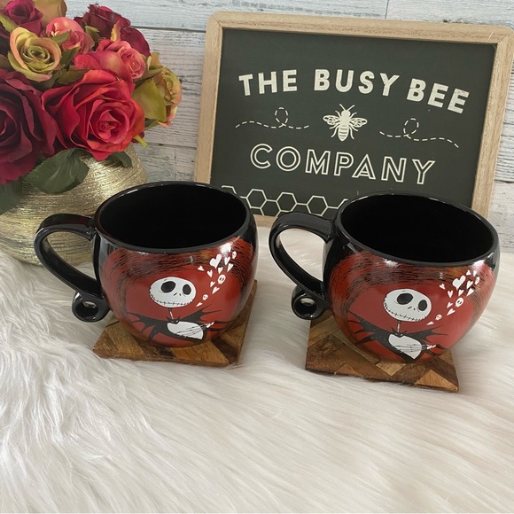 Set Of 2 Disney Nightmare Before Christmas Halloween Coffee Mug - Picture 2 of 8
